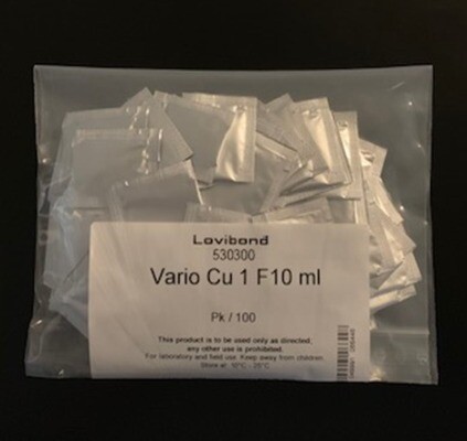 Copper, 0.05 - 5 mg/l. Copper Reagent Powder Pack (100 Tests) for MD 640
