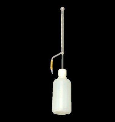 Burette, Automatic, 25 ml Capacity, Bead Type, with Quart Plastic Reservoir Bottle