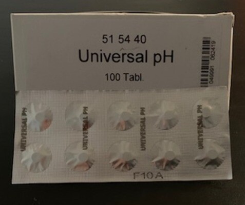 pH Universal Tablets (100/Box)