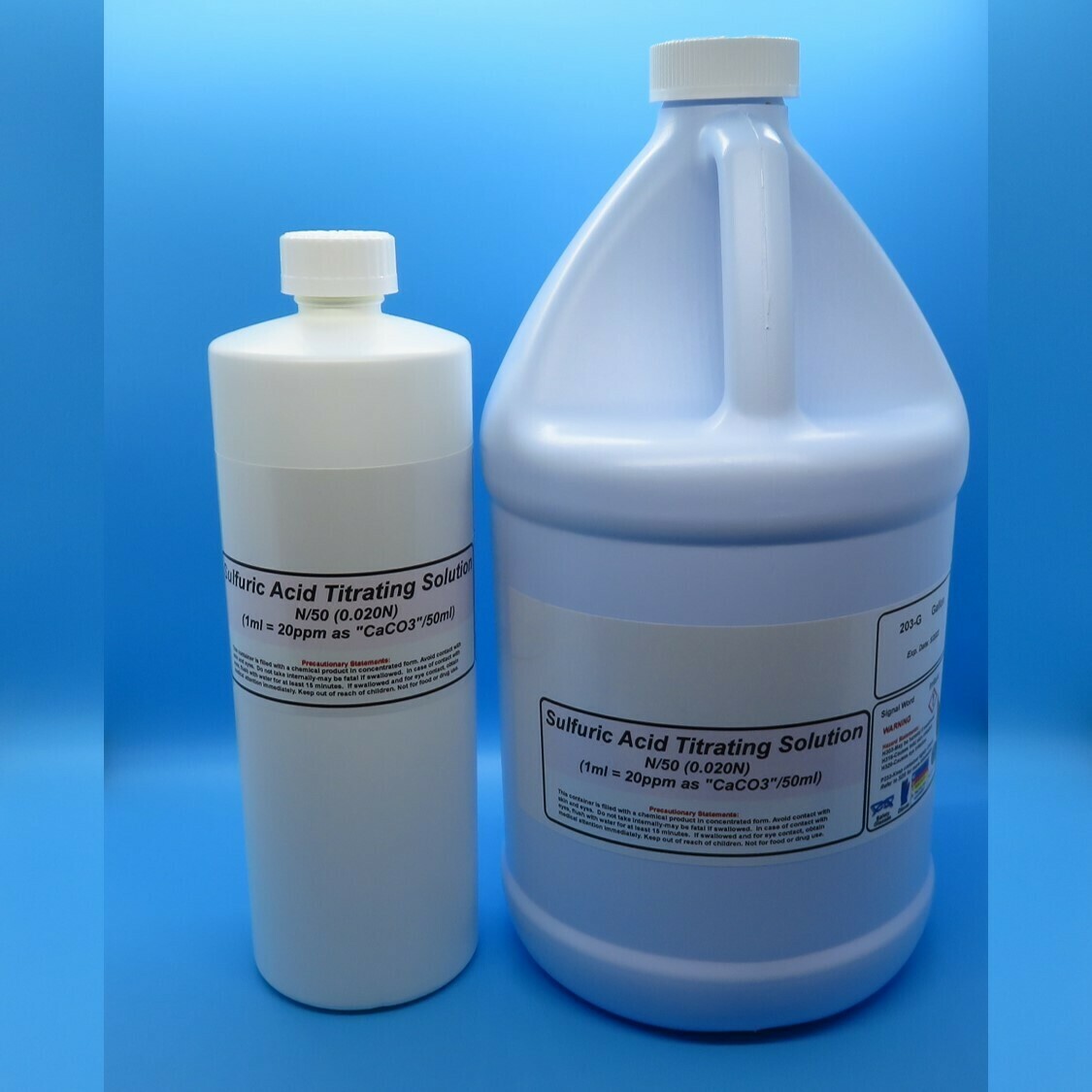 Sulfuric Acid Titrating Solution N/50 (0.020N) (1 ml = 20 ppm CaCO3/50 ml)