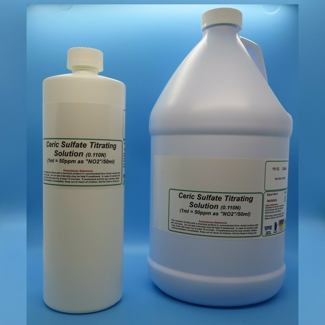 Ceric Sulfate Titrating Solution (0.11N) 
(1 ml=50 ppm NO2/50 ml)