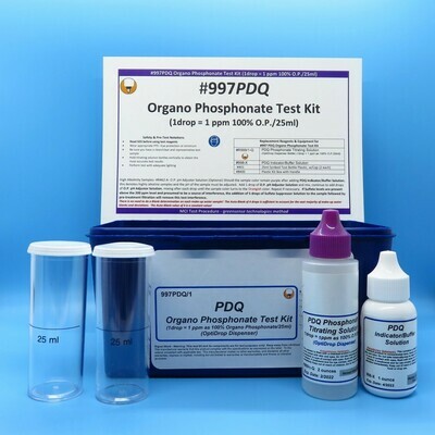 PDQ Organo Phosphonate Test Kit, OptiDrop Dispenser