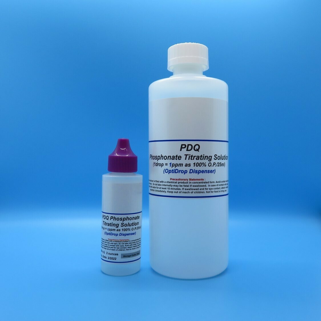 PDQ Titrating Solution, OptiDrop Bottle