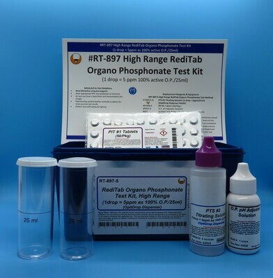 RediTab Organo Phosphonate Test Kit, OptiDrop Dispenser