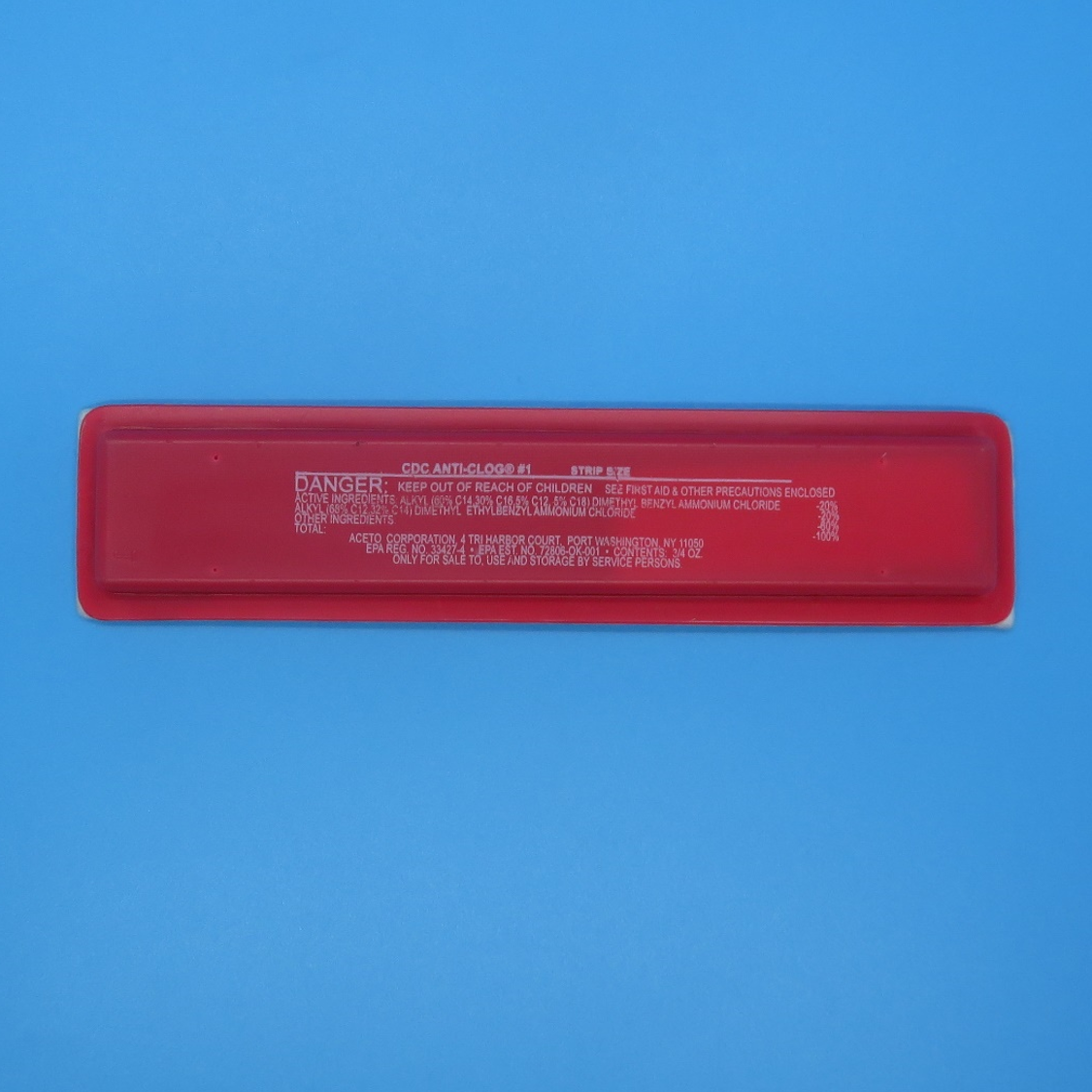 Anti-Clog, The Strip-Treats up to 5 Tons (144 units per case) Anti-Clog, The Strip-Treats up to 5 Tons (144 units per case)