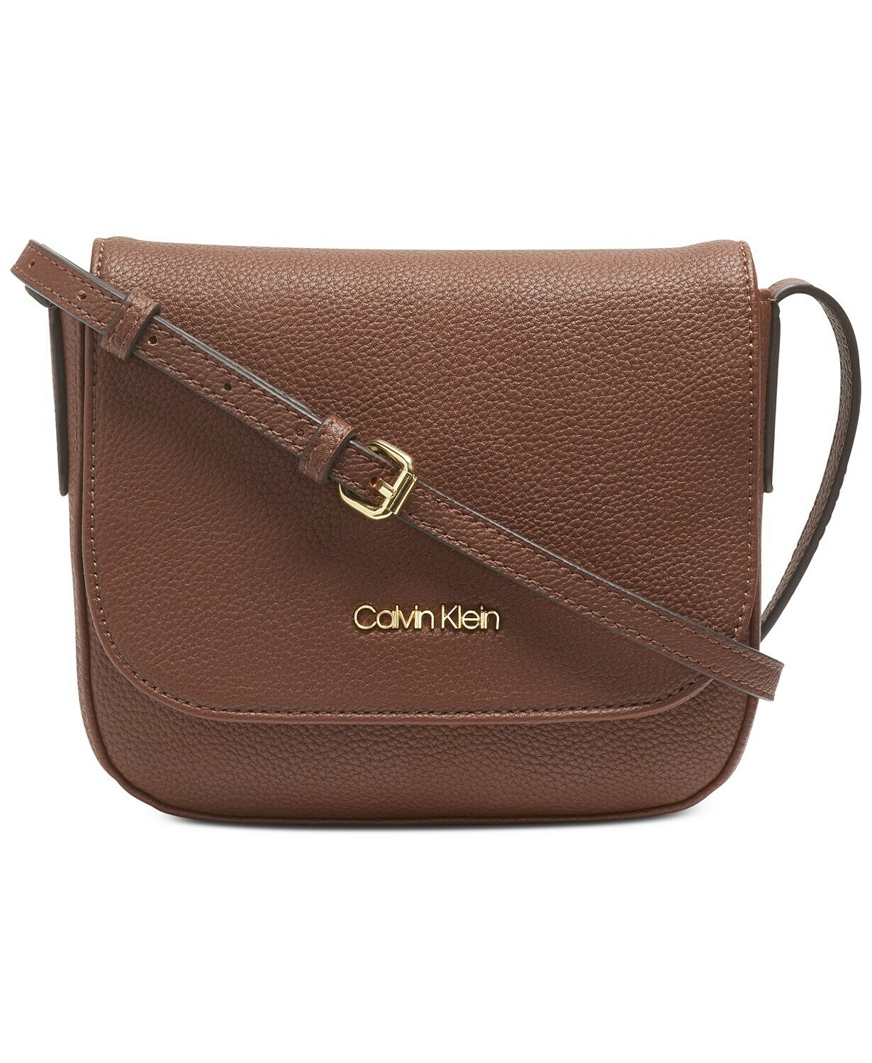 Calvin Klein Rachel Crossbody Walnut/Gold