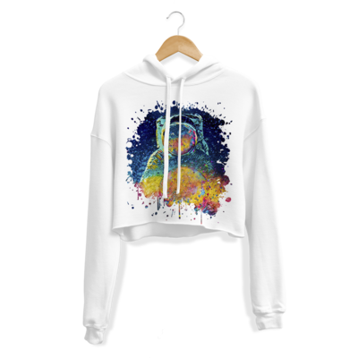 Cosmic Bang Crop Top Hoodie