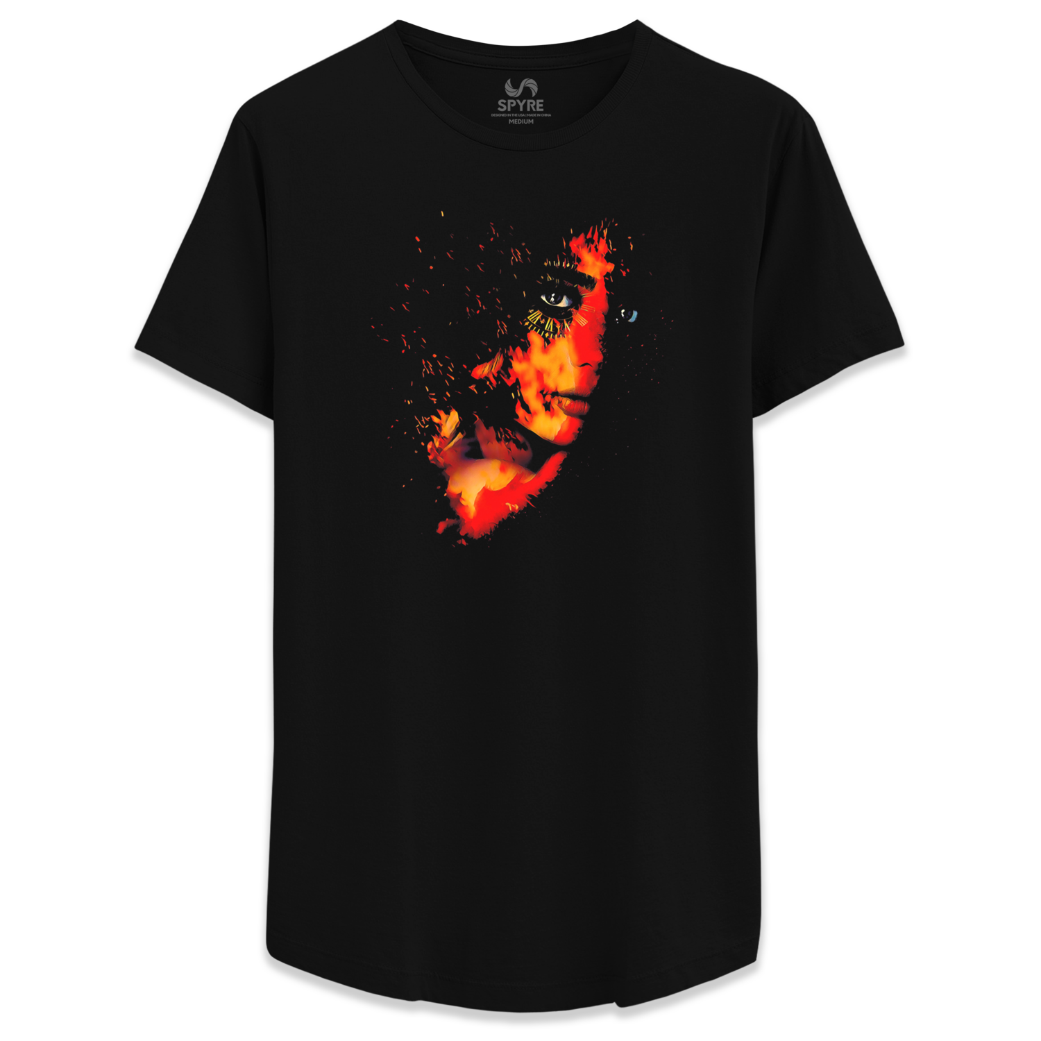 Hearts Burning Drop Cut Tee