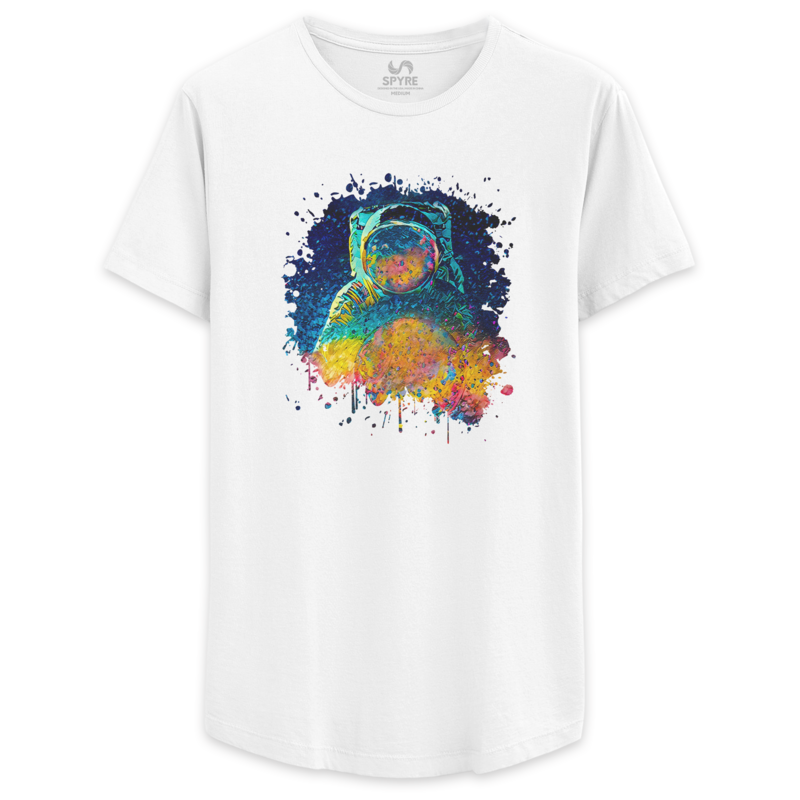 Cosmic Bang Drop Cut Tee