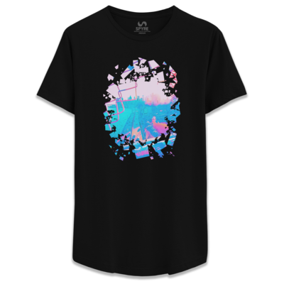 L.A. Earthquake Drop Cut Tee