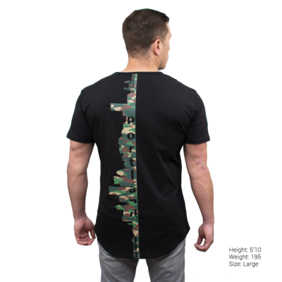 Portland Skyline Drop Cut Tee
