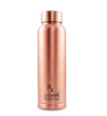 Classic Essential Rx Energy 900 ml Copper Bottle (Pack of 1, Brown)