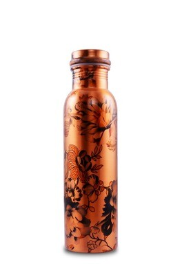 Classic Essential Rx Wellness 900 ml Copper Bottle (Pack of 1, Brown)