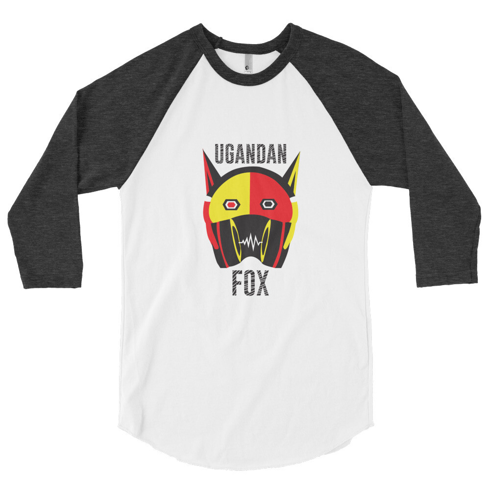 Ugandan Fox 3/4 sleeve raglan shirt