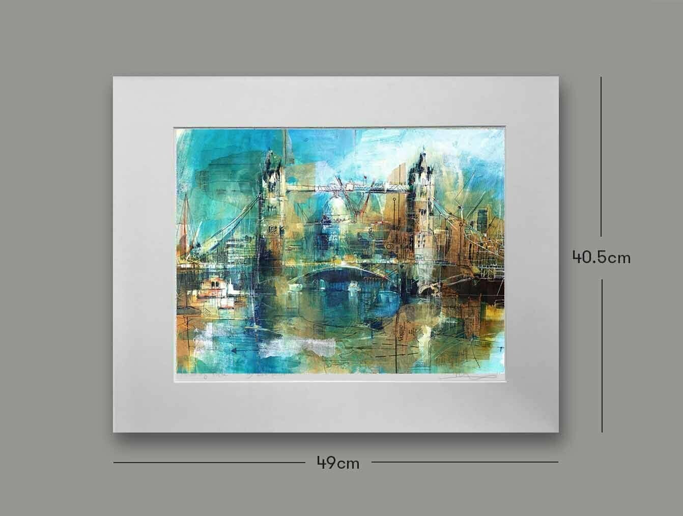 London: Tower Bridge, Size: Small, Options: mounted