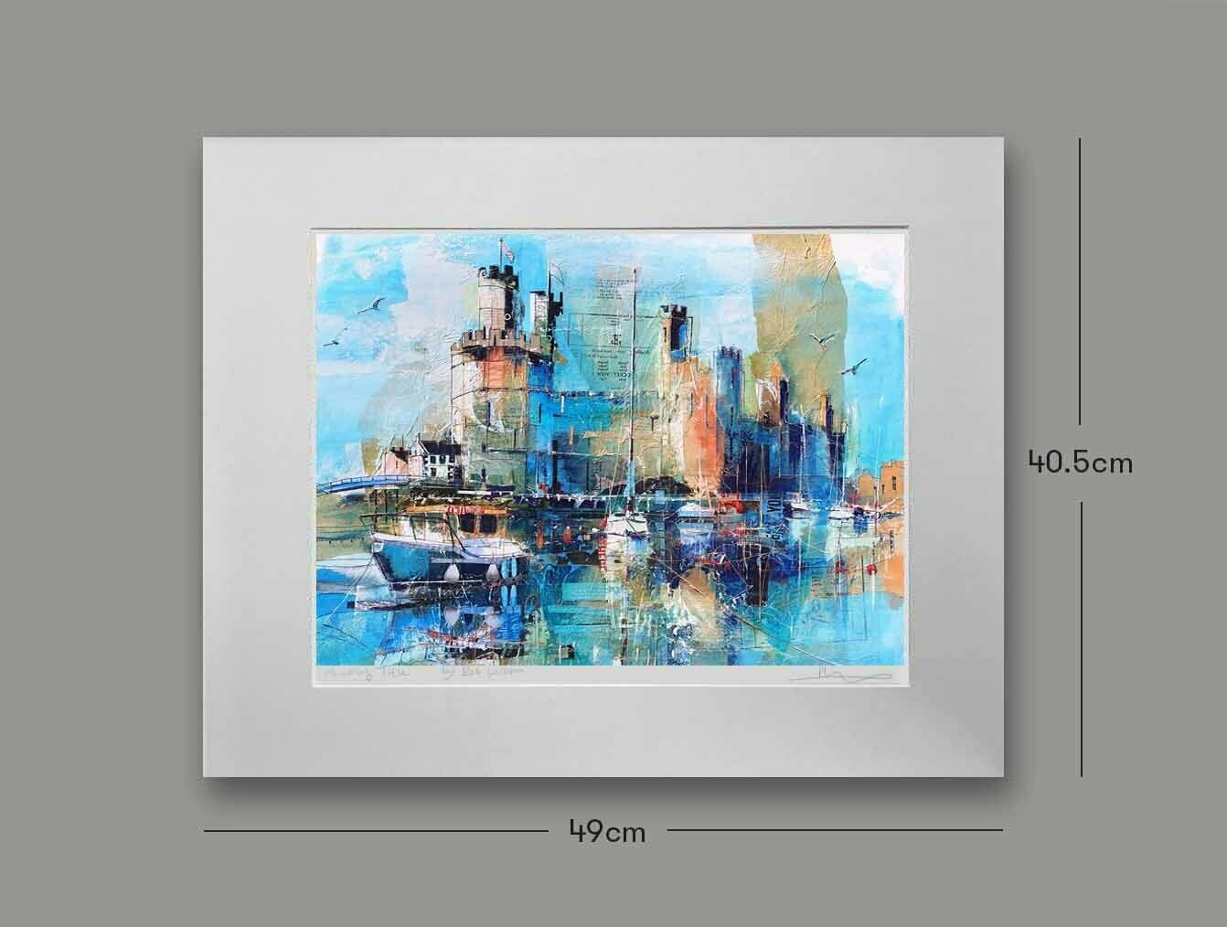 Wales: Caernarfon, Options: mounted, Size: Small