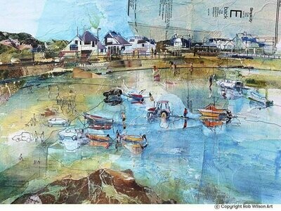 Wales: Trearddur Bay, Pulling the boats in