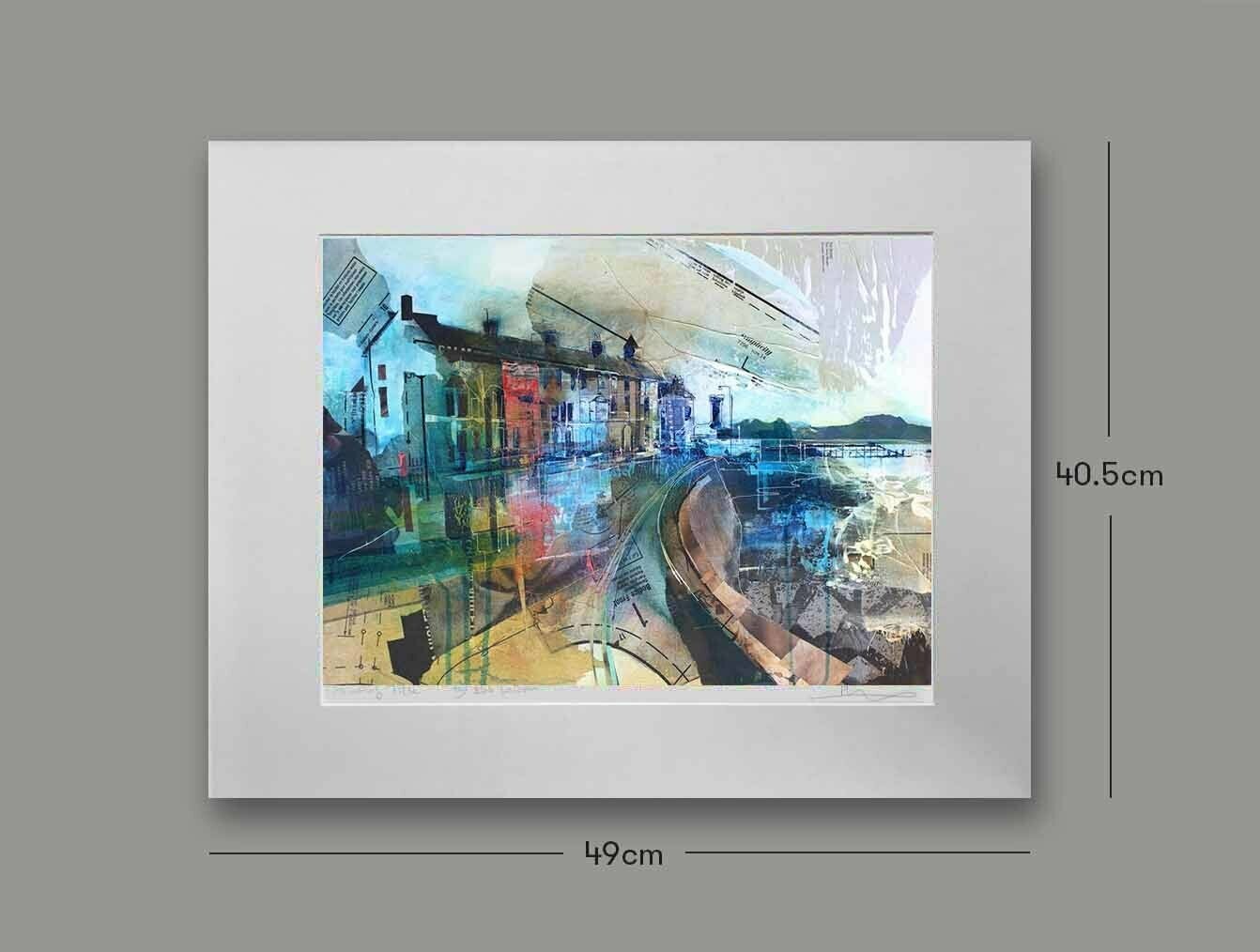Wales: Coast Road, Beaumaris, Options: mounted, Size: Small
