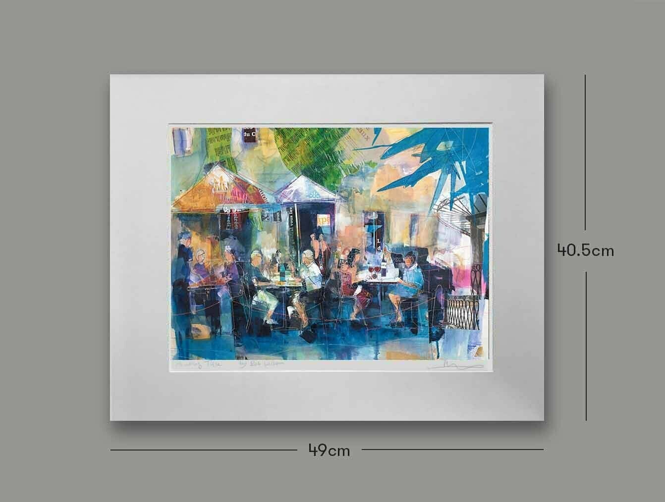 France: St Paul de Vence, Options: mounted, Size: Small