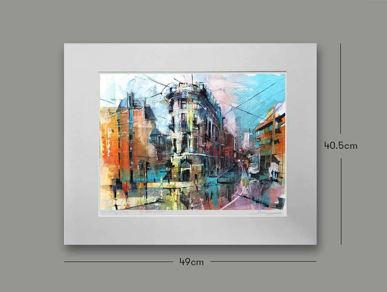 No 1 Albert Square, Options: mounted, Size: Small