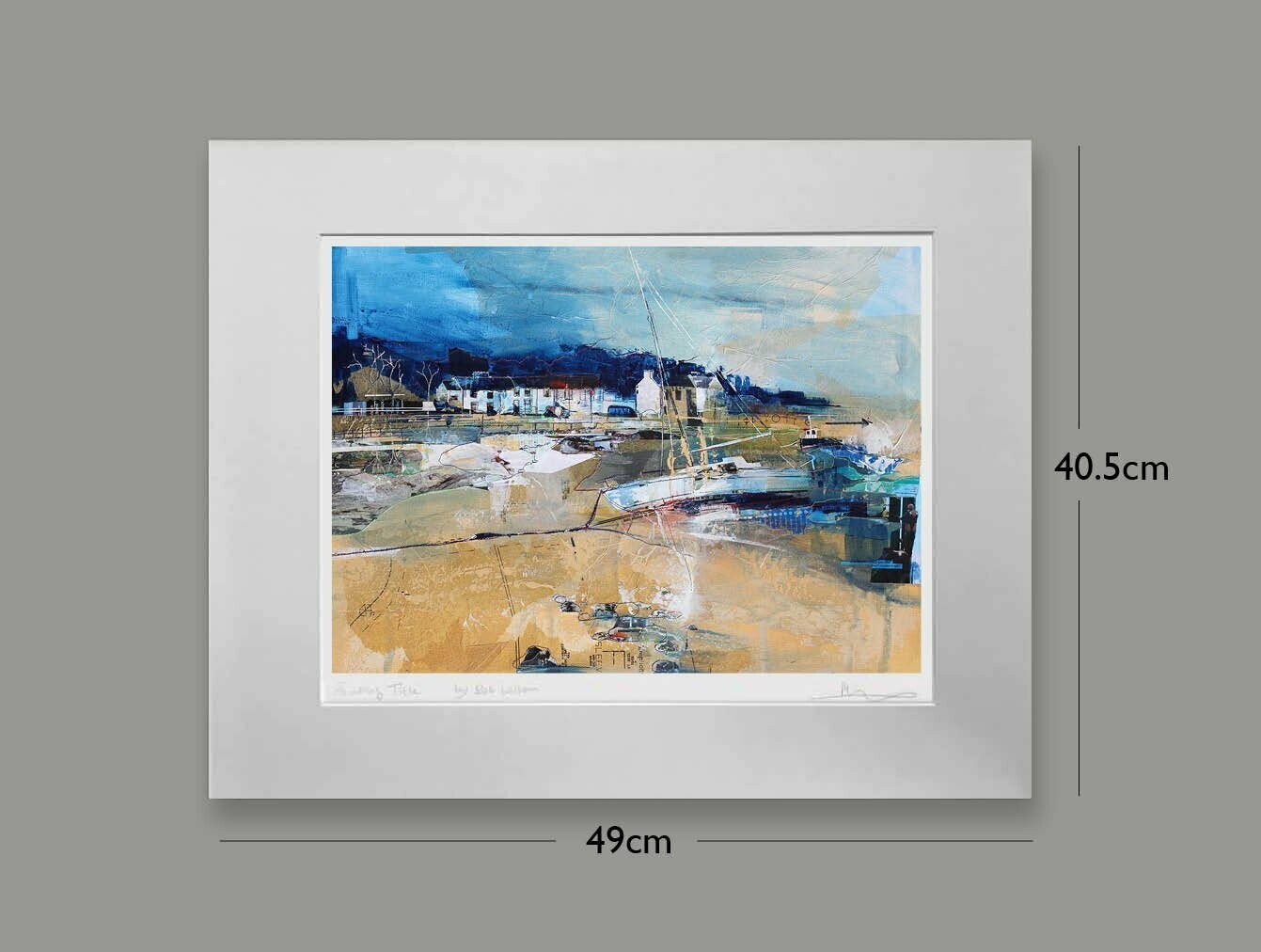 Wales: Red Wharf Bay, Options: mounted, Size: Small