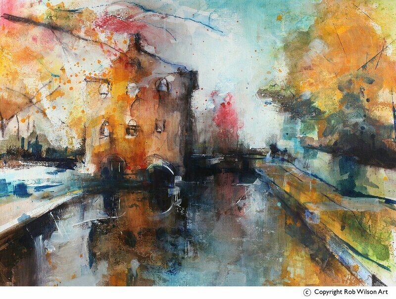 Autumn Colours, Lockside, Marple