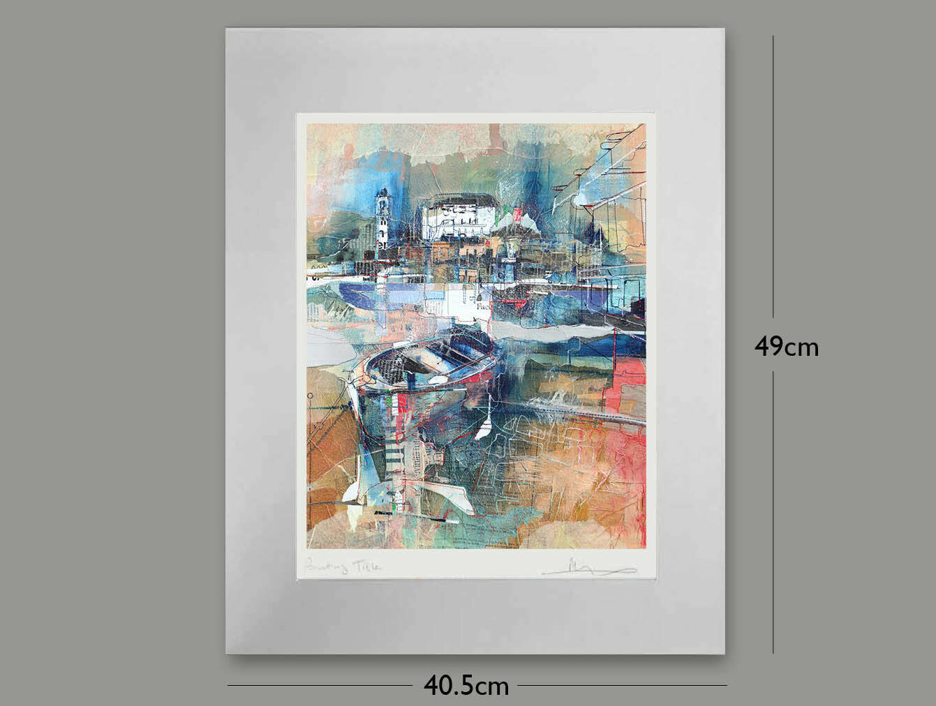 Italy: High and Dry, Lake Orta, Options: mounted, Size: Small