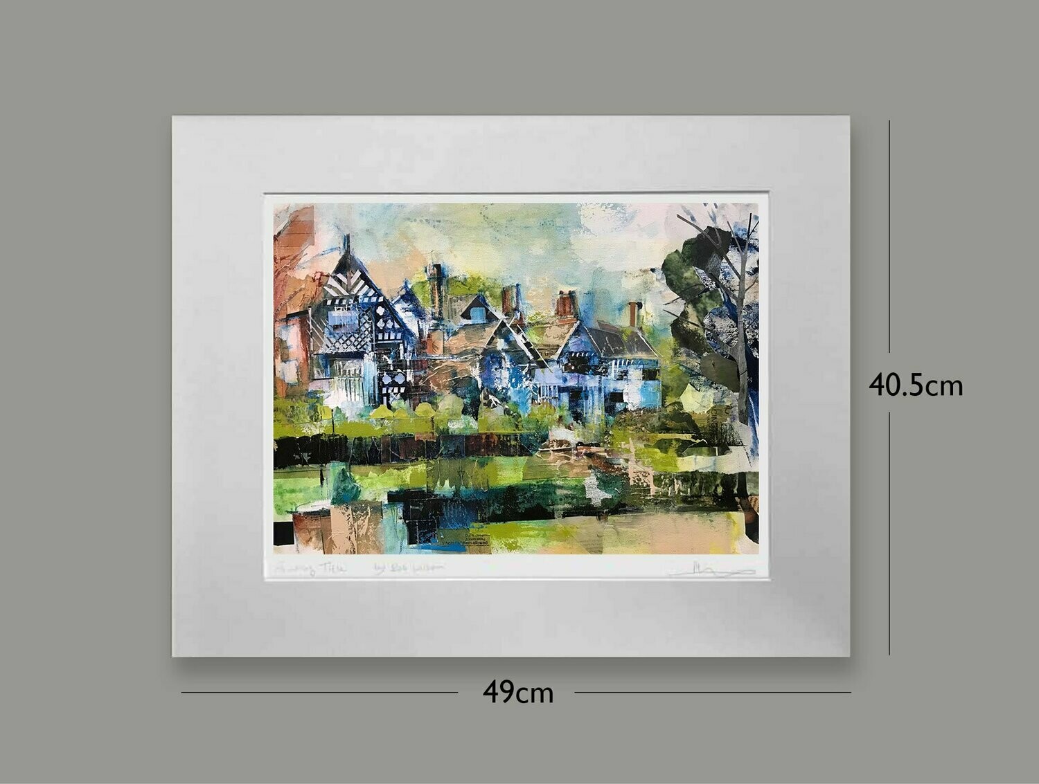 Bramall Hall, Options: mounted, Size: Small