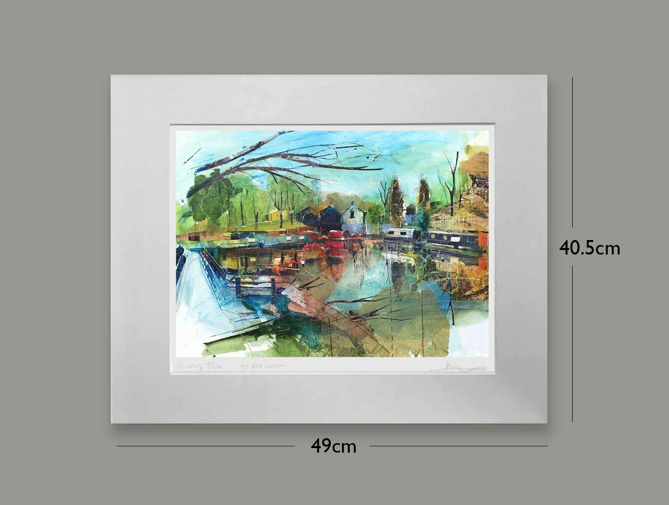 Still Waters, Whaley Bridge, Size: Small, Options: mounted