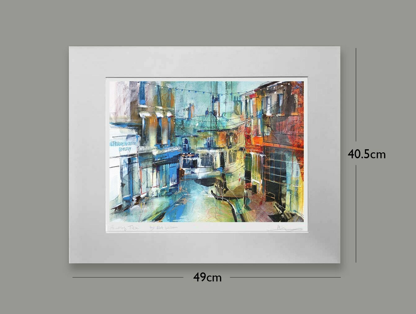 The Cobbles, Macclesfield, Options: mounted, Size: Small