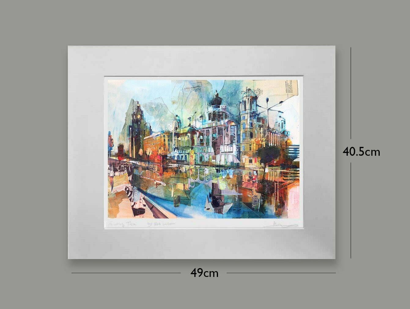 Liverpool: Three Graces, Options: mounted, Size: Small
