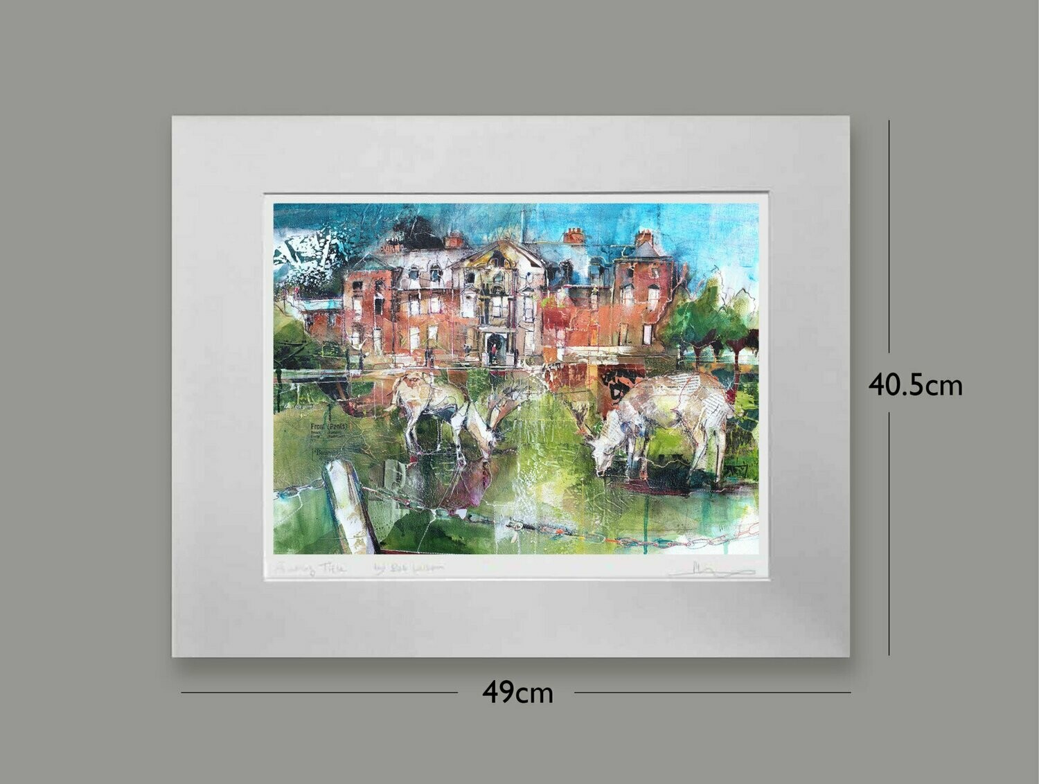 National Trust: Dunham Massey Hall, Options: mounted, Size: Medium