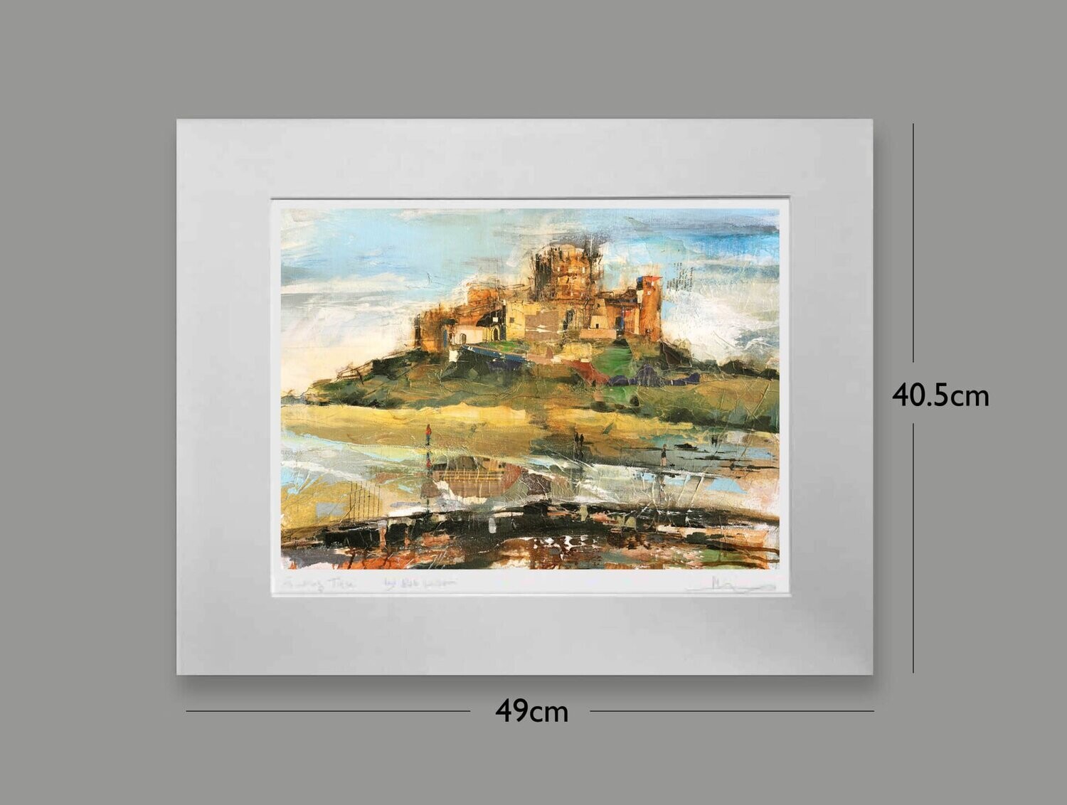 Bamburgh Castle, Options: mounted, Size: Small