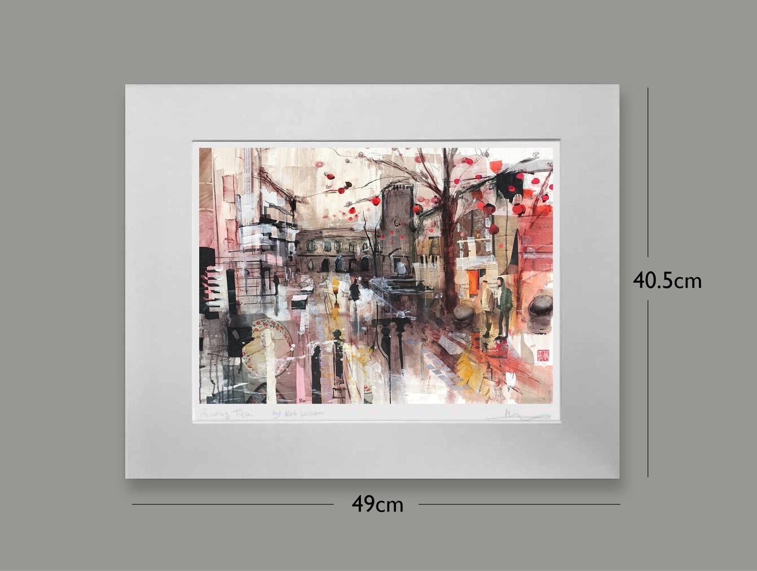 St Ann's Square, Chinese New Year, Options: mounted, Size: Small