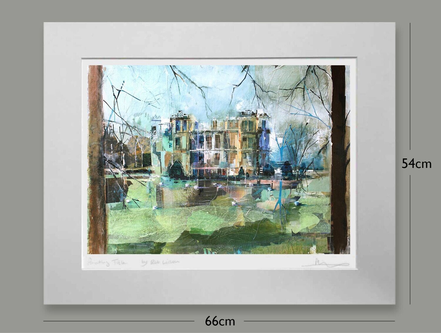 National Trust: Between the Trees Hardwick Hall, Options: mounted, Size: Medium