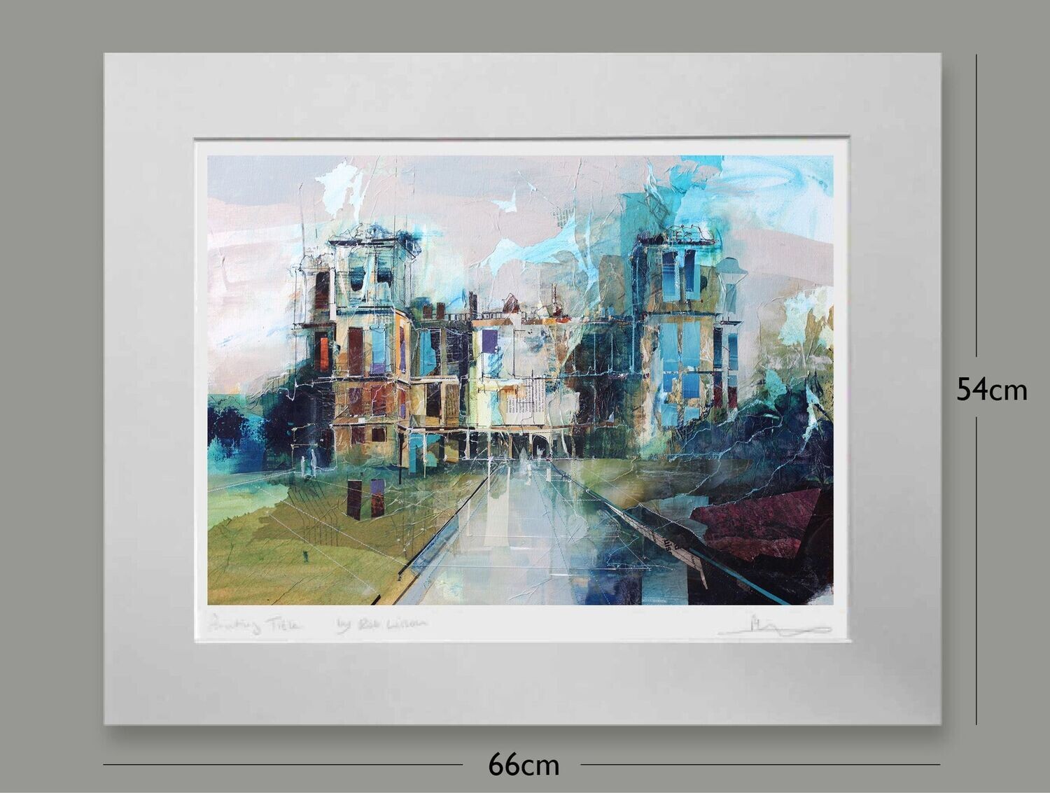 National Trust: West Front, Hardwick Hall, Options: mounted, Size: Medium