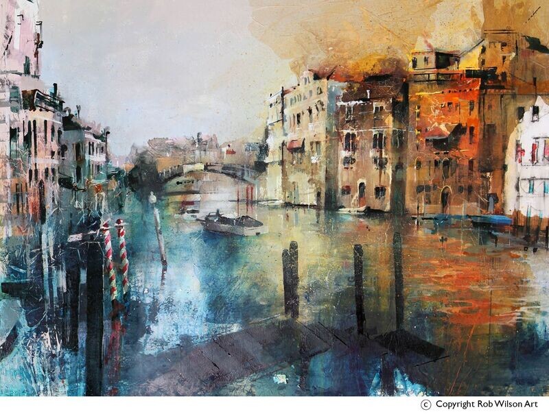Venice: Evening Sun Grande Canal