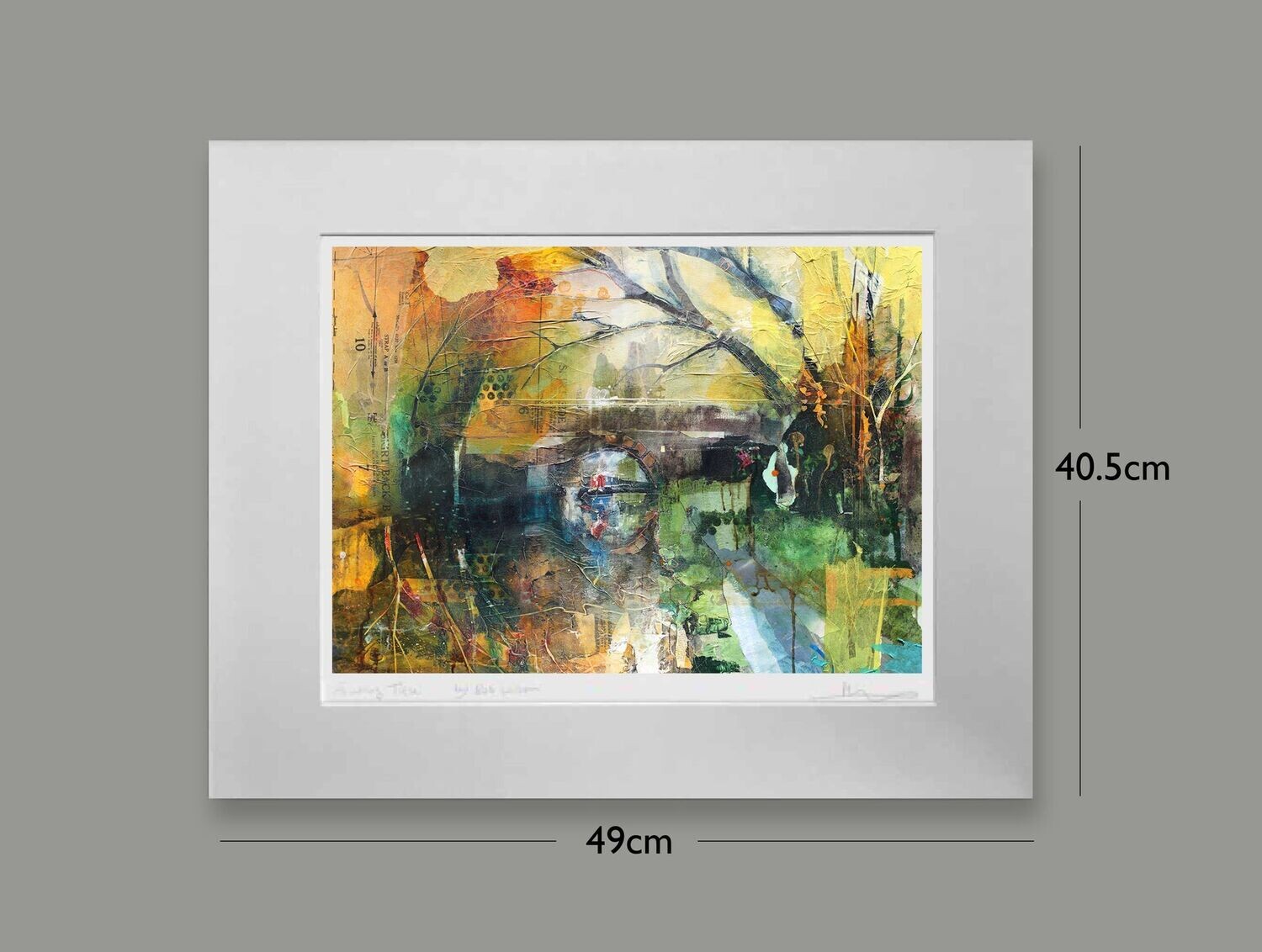 Autumn Sun, Bridge No.33, Options: mounted, Size: Small
