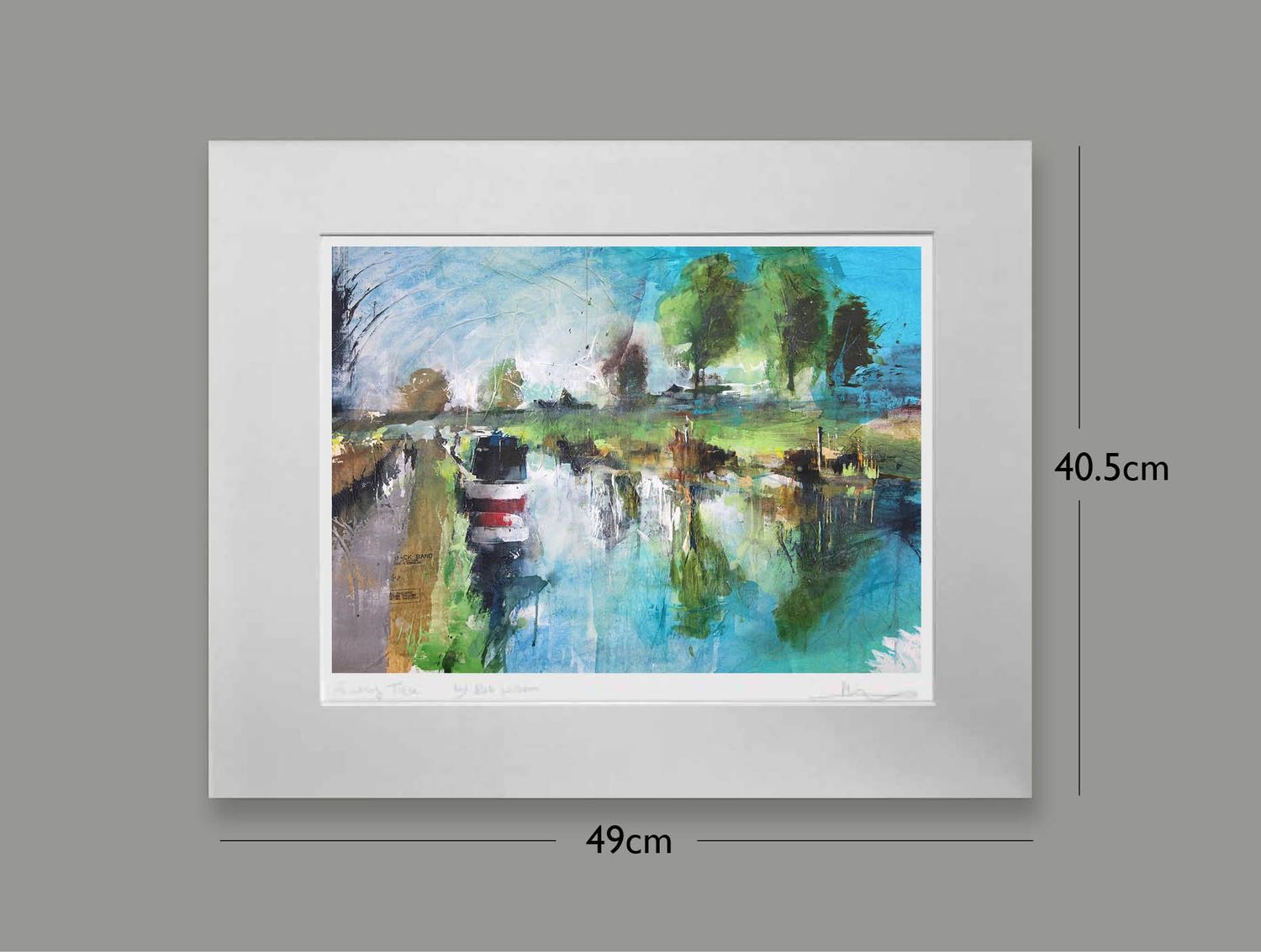 Spring Greens, Hawk Green, Marple, Options: mounted, Size: Small