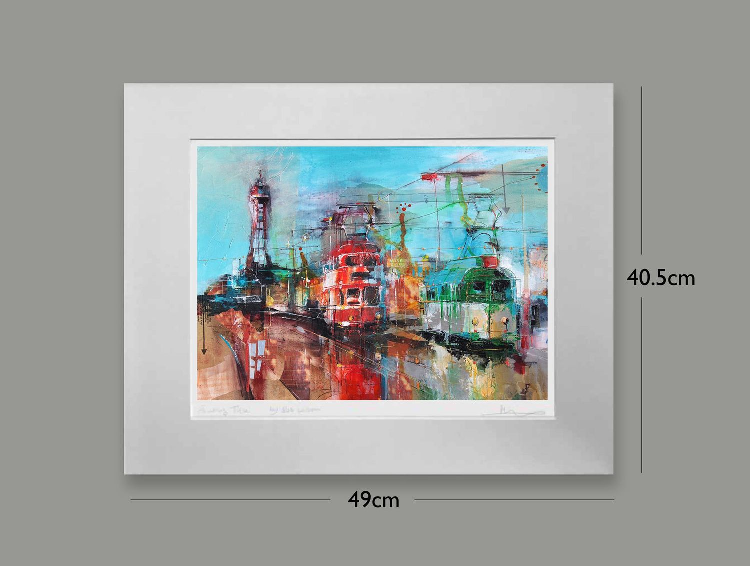 Blackpool Tower, Options: mounted, Size: Small