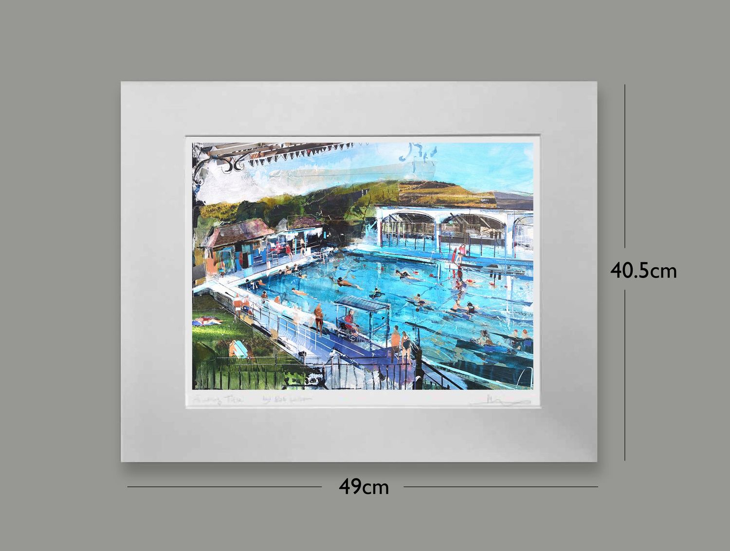 Hathersage Swimming Pool Hathersage Swimming Pool, Options: mounted, Size: Small