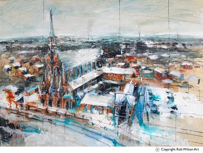 Gorton Monastery in the Snow Gorton Monastery in the Snow