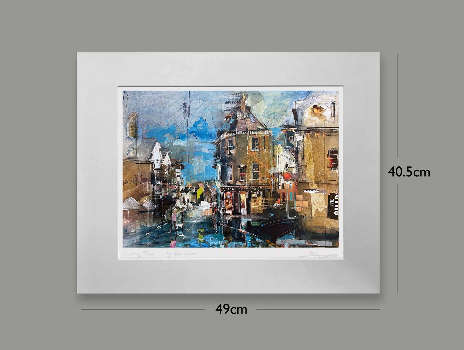 Scrivener's Bookshop, Buxton Scrivener's Bookshop, Buxton, Options: mounted, Size: Small