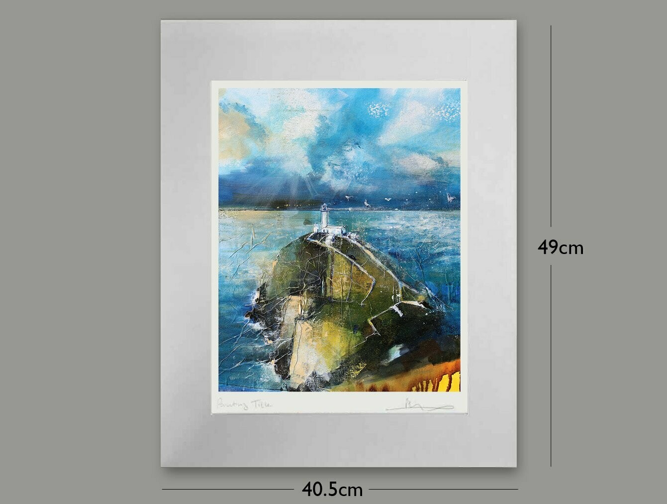 Wales: South stack Wales: South stack, Options: mounted, Size: Small