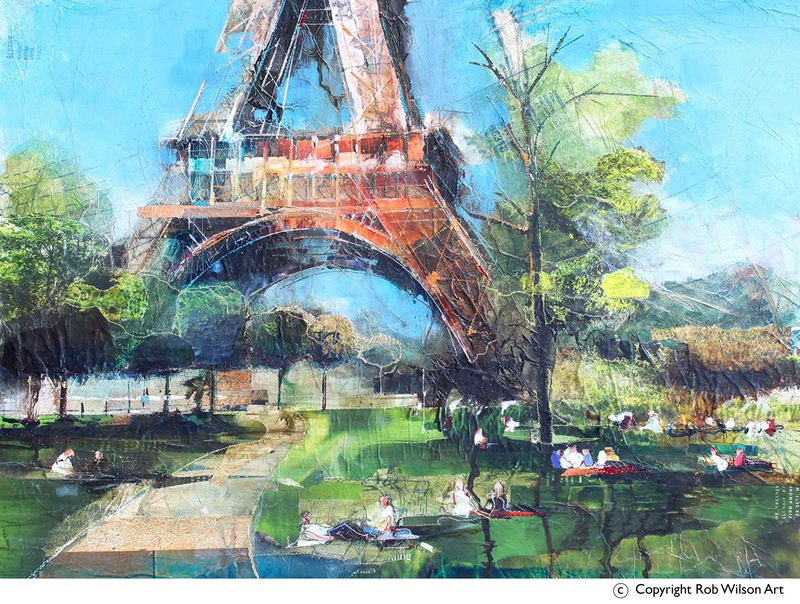 Afternoon Sun at the Champ de Mars