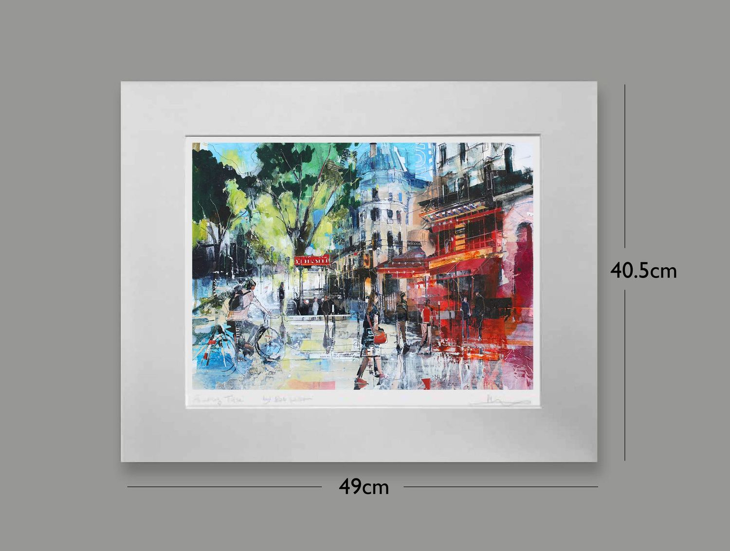 Rue de Lille, Paris Rue de Lille, Paris, Options: mounted, Size: Small