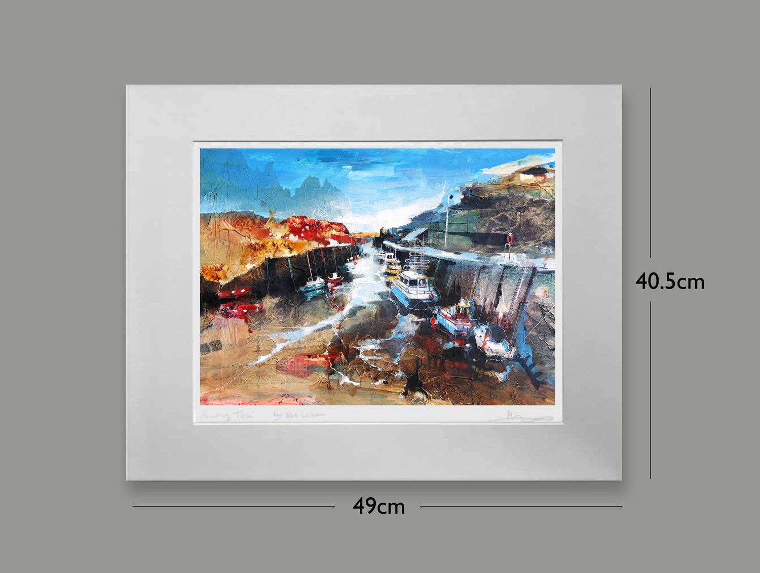Wales: Amlwch Port Wales: Amlwch Port, Options: mounted, Size: Small