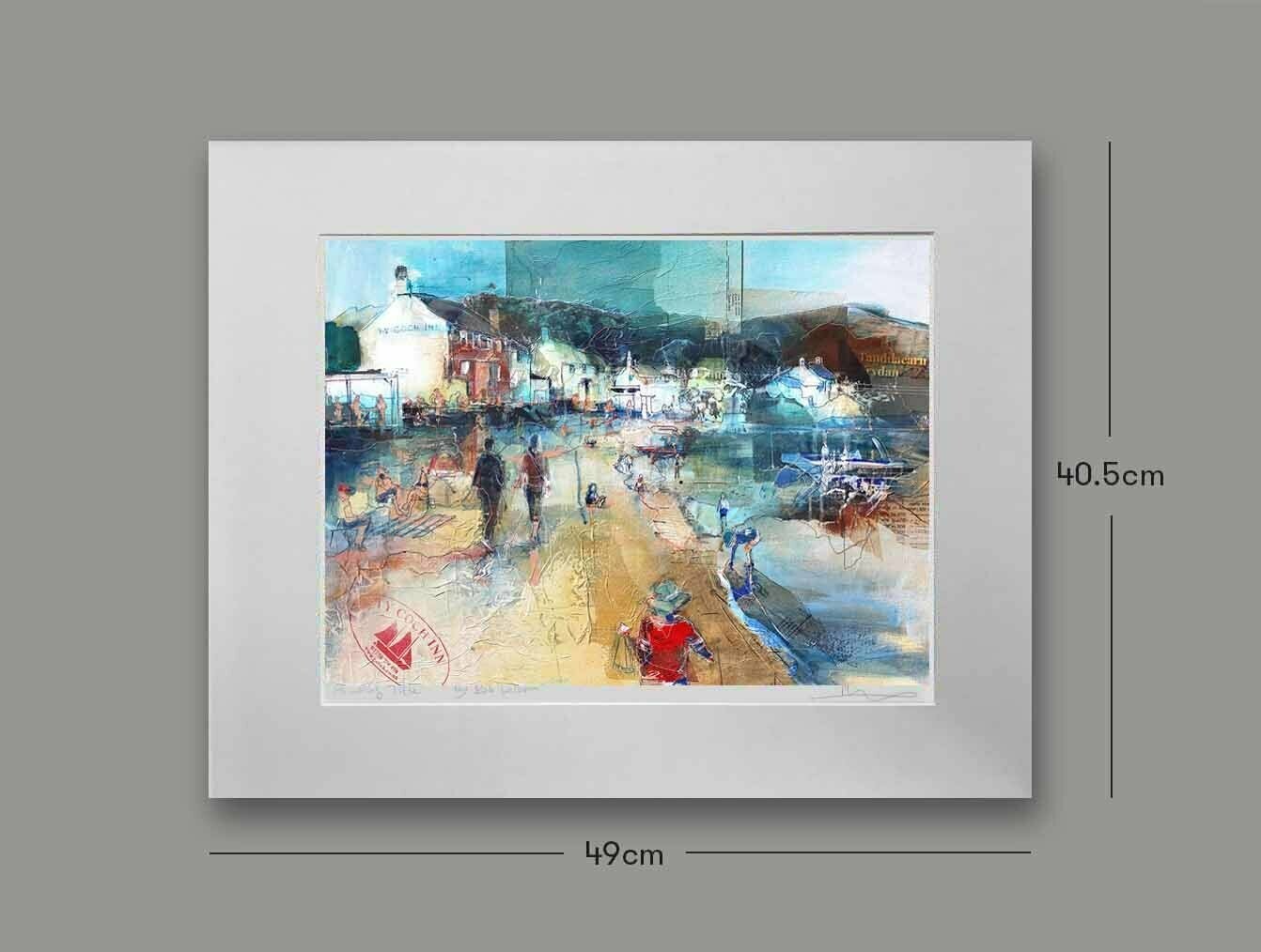 Wales: Ty Coch, Bay Wales: Ty Coch, Bay, Options: mounted, Size: Small
