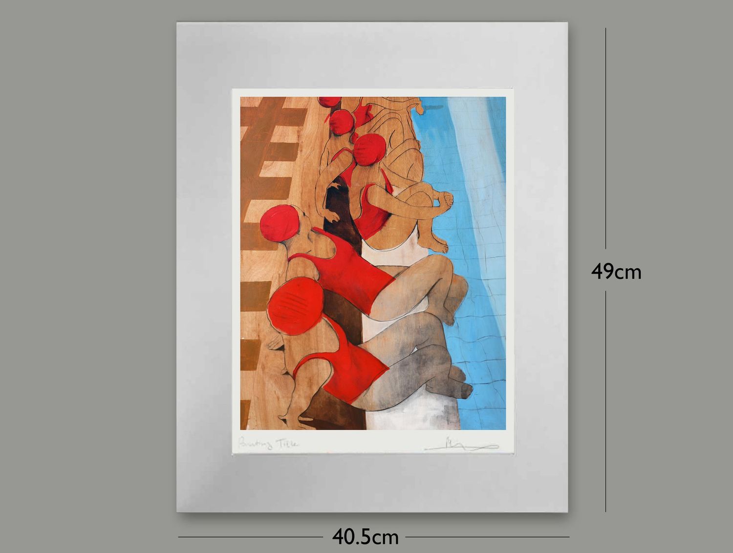 Before the Swim Before the Swim, Options: mounted, Size: Small