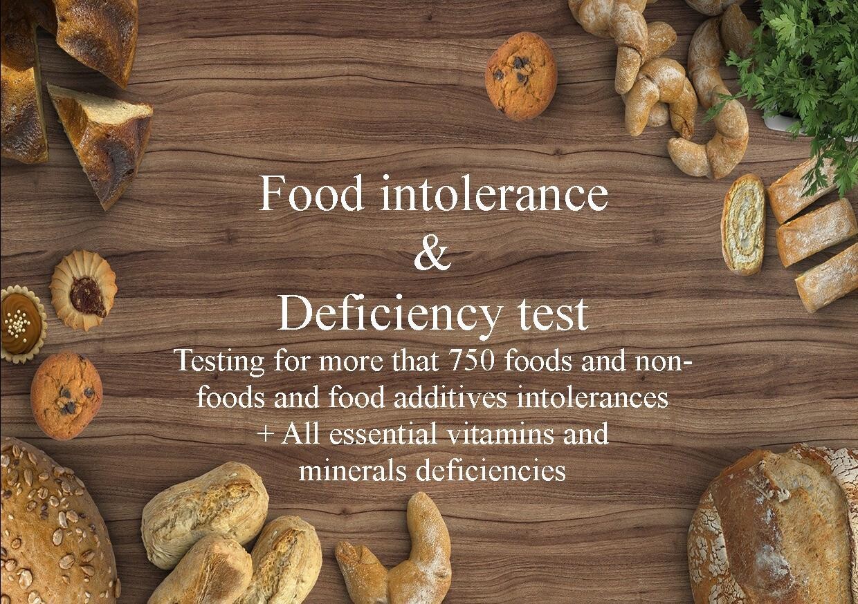 Food intolerance & deficiency test